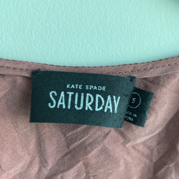 Kate Spade Saturday Mauve Saturday Silk Blouse - Picture 4 of 5